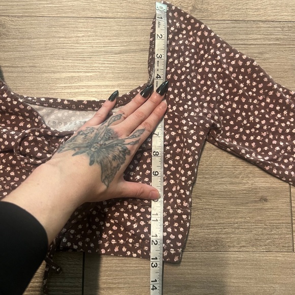 Aeropostale boho floral crop top - Picture 5 of 6
